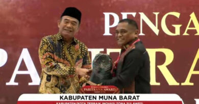 Muna Barat Raih Penghargaan JAMSOSTEK (Paritrana Award 2024) Terbaik Inovasi Zona Sulawesi